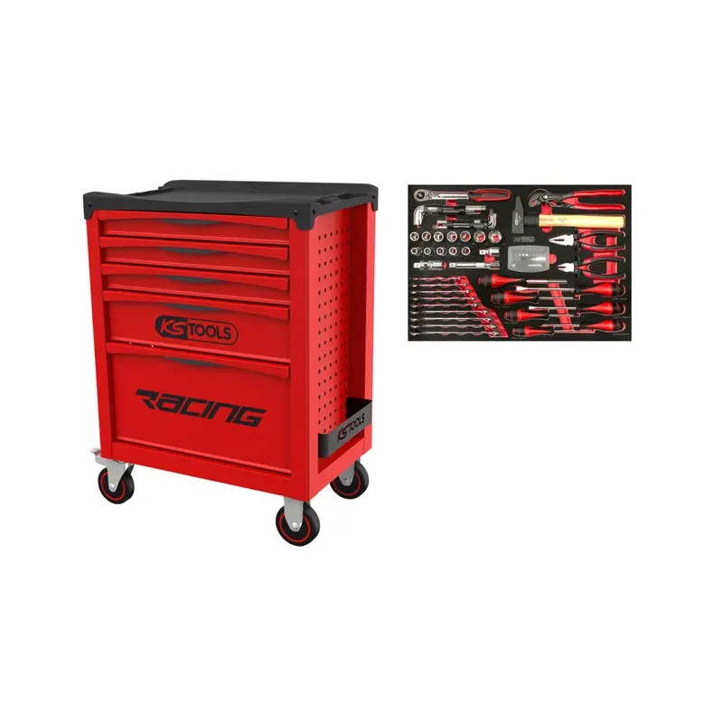 SERVANTE RACING 5 TIROIRS + COMPOSITION 84 - ref. KS8555084 | TP Agri