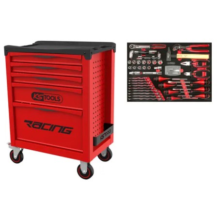 SERVANTE RACING 5 TIROIRS + COMPOSITION 84 - ref. KS8555084 | TP Agri