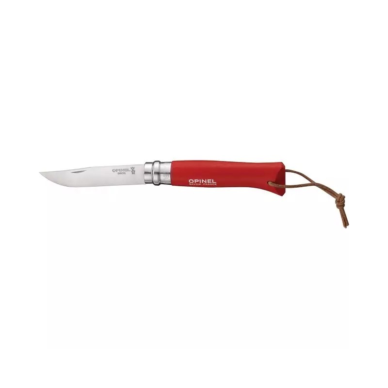 COUTEAU BAROUDEUR N°8 ROUGE OPINEL - ref. 1885337 | TP Agri