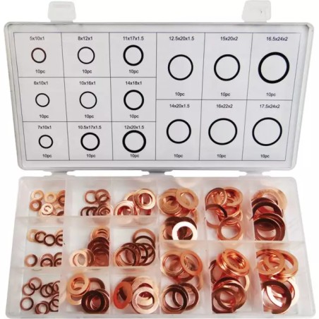 JOINT CUIVRE COFFRET DE 150 PIECES TECHNI-POW - ref. 1945812 | TP Agri
