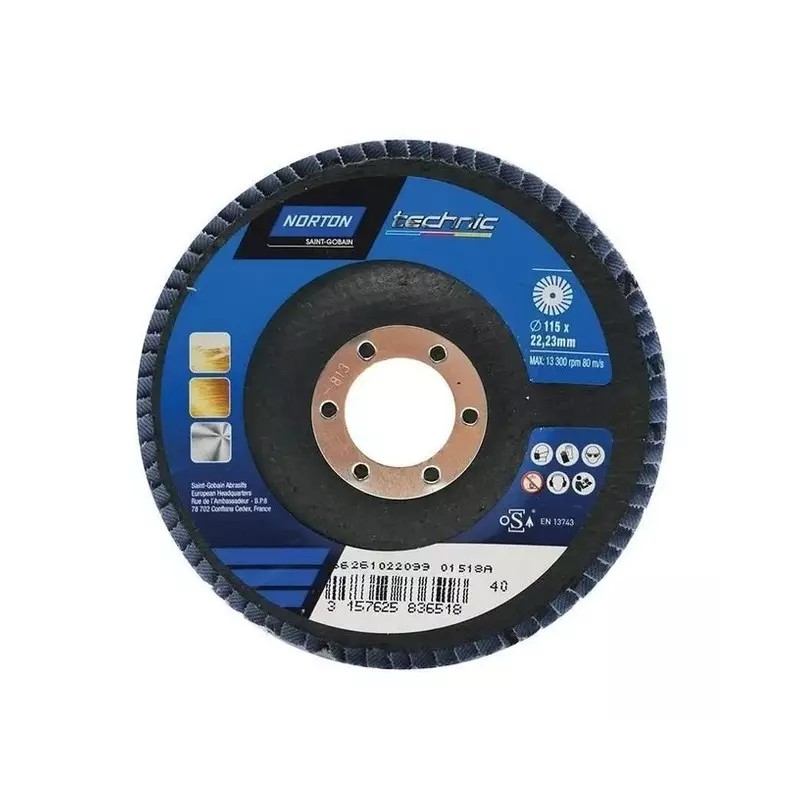 DISQUE A LAMELLES BOMBE 115 MM GRAIN 40 TECHNI - ref. 253258 | TP Agri
