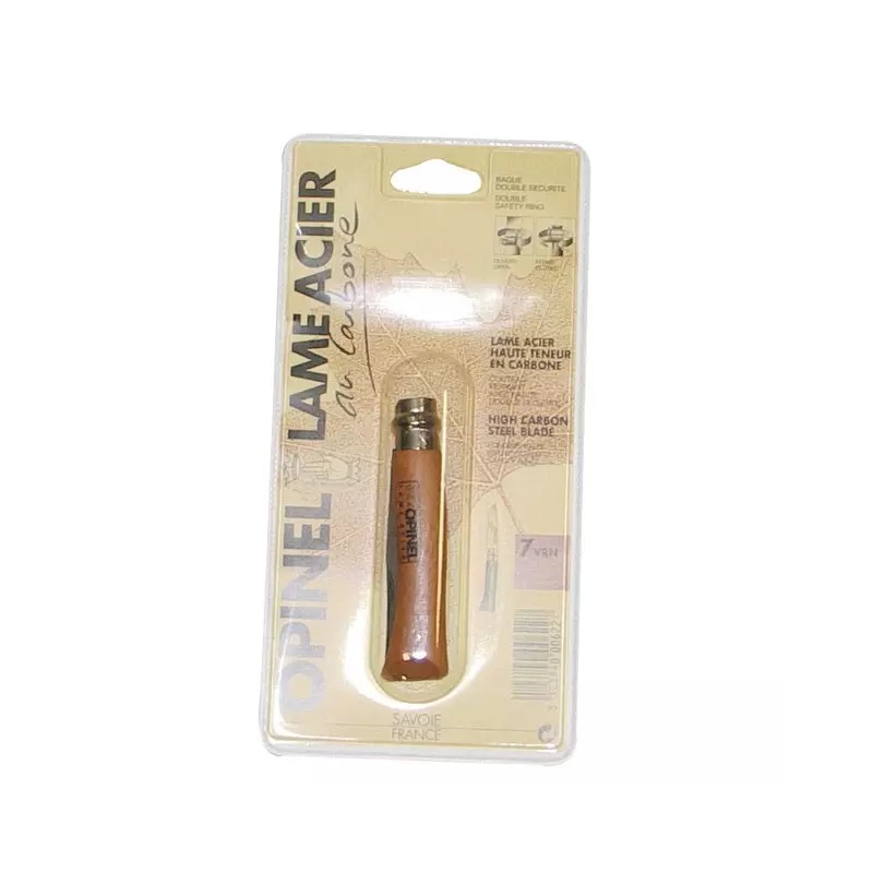COUTEAU LAME ACIER CARBONE N°7 BLISTER OPINEL - ref. 1885007 | TP Agri
