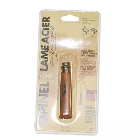COUTEAU LAME ACIER CARBONE N°7 BLISTER OPINEL - ref. 1885007 | TP Agri