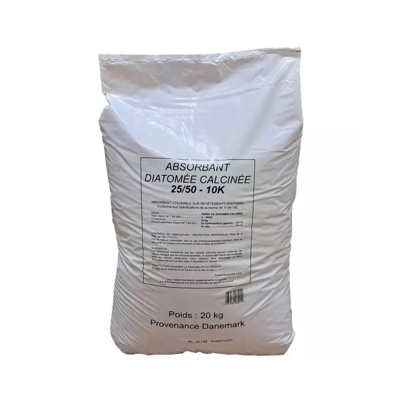 ABSORBANT DE SOL TERRE DE DIATOMEE 25/50 SAC 2 - ref. 239005 | TP Agri