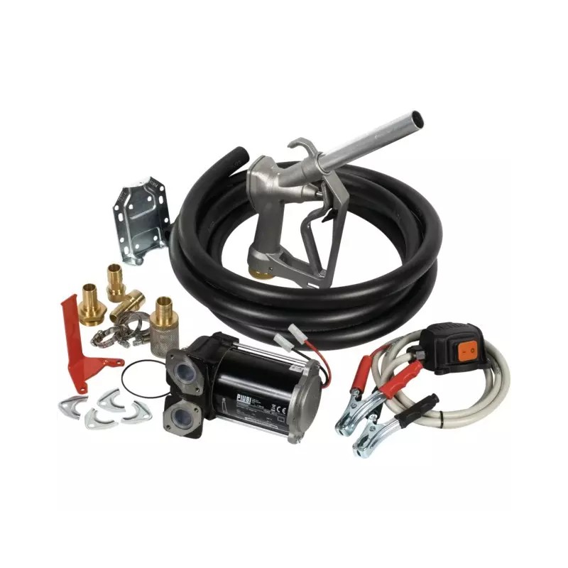POMPE TRANSFERT GASOIL PORTABLE 12V 50L/MIN PI - ref. 251512 | TP Agri