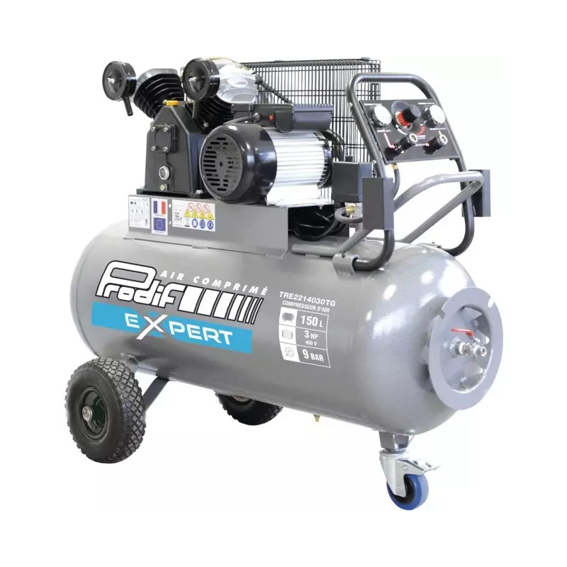 COMPRESSEUR A AIR 150L 3CV TRIPHASE 23M3 PROD - ref. 1940029 | TP Agri