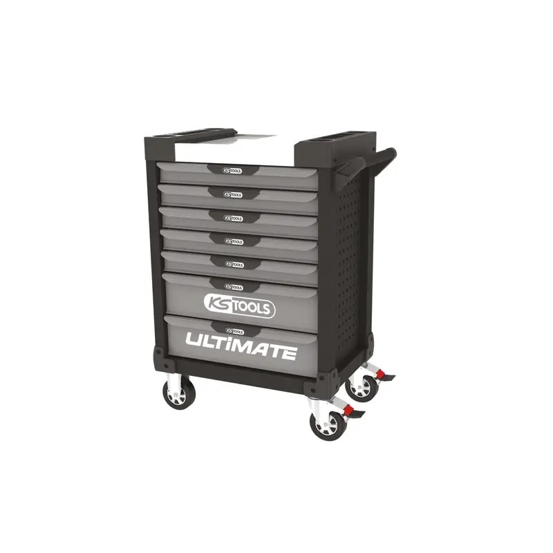 SERVANTE ULTIMATE NOIRE ET GRISE 7 TIROIRS - ref. KS8160007 | TP Agri