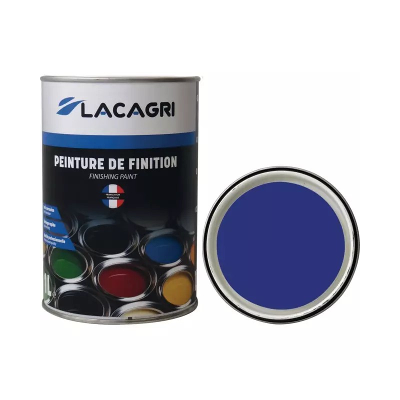 PEINTURE DE FINITION BLEU SOLIS POT 1L LACAGR - ref. 1676738 | TP Agri