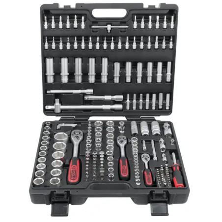 DOUILLES 1/4" 3/8" 1/2" COFFRET DE 179 PIEC - ref. KS9170779 | TP Agri