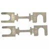 KIT 2 FUSIBLES 200A POUR CHARGEUR DEMARREUR - ref. 31368201 | TP Agri