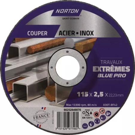 DISQUE A TRONCONNER METAL INOX MOYEU DEPORTE - ref. 1925872 | TP Agri