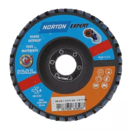 DISQUE A LAMELLES BOMBE 125 MM GRAIN 60 EXPERT - ref. 244231 | TP Agri