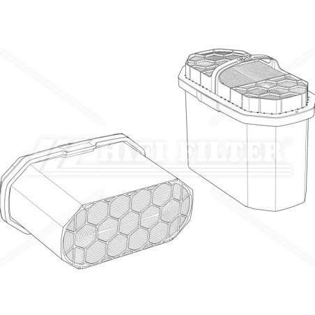 Filtre air HIFI SA 160066