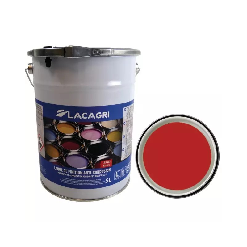 PEINTURE DE FINITION ROUGE MANITOU SEAU 5L LA - ref. 1676727 | TP Agri