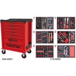 SERVANTE RACING 7 TIROIRS EQUIPEE DE 202 OU - ref. KS8557202 | TP Agri