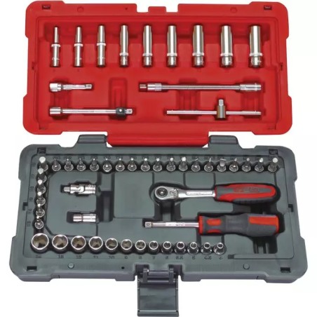 DOUILLES ET ACCESSOIRES 1/4" ULTIMATE COFFR - ref. KS9220654 | TP Agri