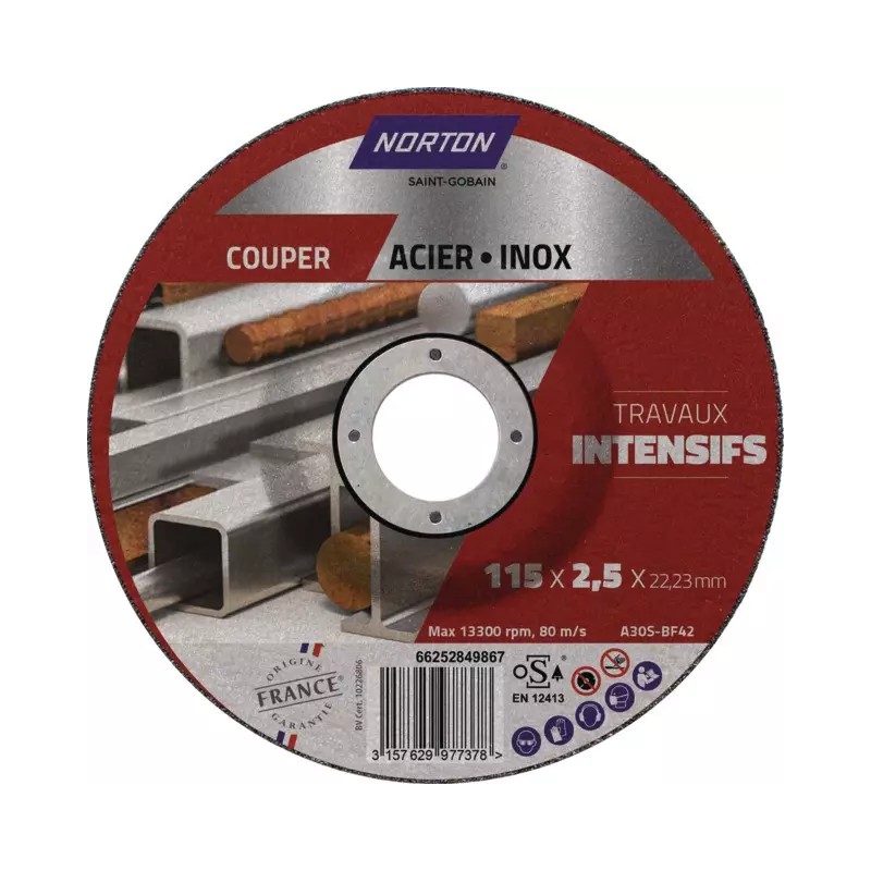 DISQUE A TRONCONNER METAL INOX MOYEU DEPORTE - ref. 1925862 | TP Agri