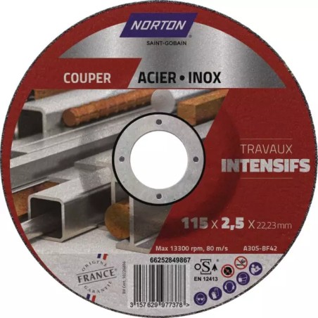 DISQUE A TRONCONNER METAL INOX MOYEU DEPORTE - ref. 1925862 | TP Agri