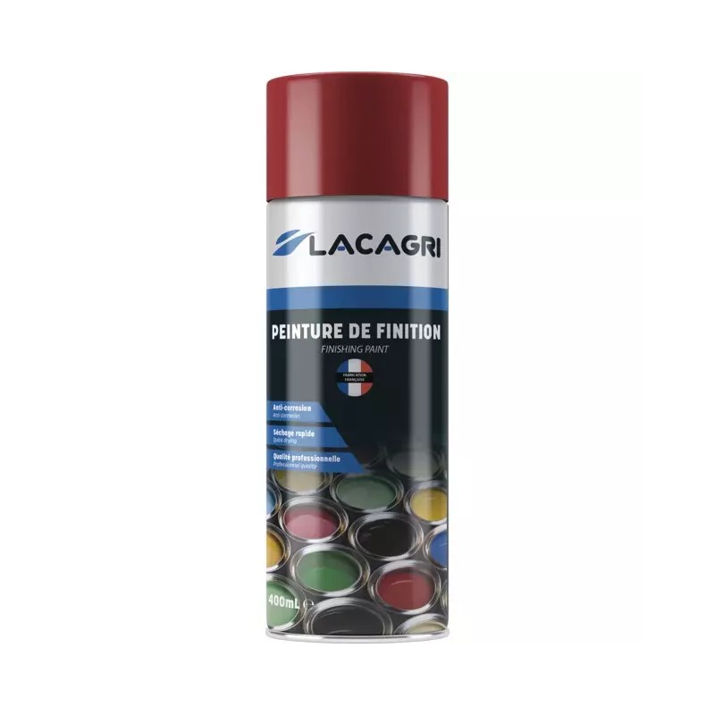 PEINTURE DE FINITION ROUGE RUBIS AEROSOL 400M - ref. 1676718 | TP Agri