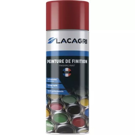 PEINTURE DE FINITION ROUGE RUBIS AEROSOL 400M - ref. 1676718 | TP Agri