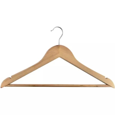CINTRE BOIS AVEC CROCHET TOURNANT ET ENCOCHE - ref. 9033026 | TP Agri