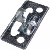 PIED METALLIQUE POUR MONTANT RACK GALVA - ref. 9034629 | TP Agri