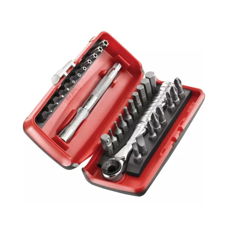 CLIQUET ET EMBOUTS DE VISSAGE 1/4" COFFRET DE - ref. 264010 | TP Agri