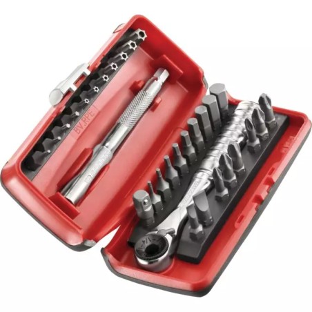 CLIQUET ET EMBOUTS DE VISSAGE 1/4" COFFRET DE - ref. 264010 | TP Agri