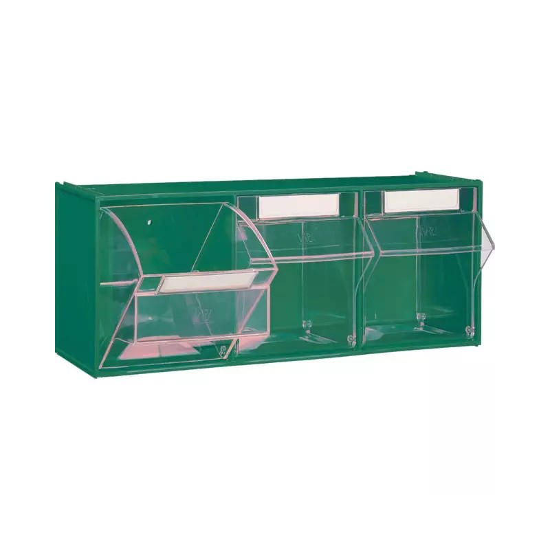 MODULE VERT 3 CASIERS BASCULANTS TRANSPARENTS - ref. 9033605 | TP Agri