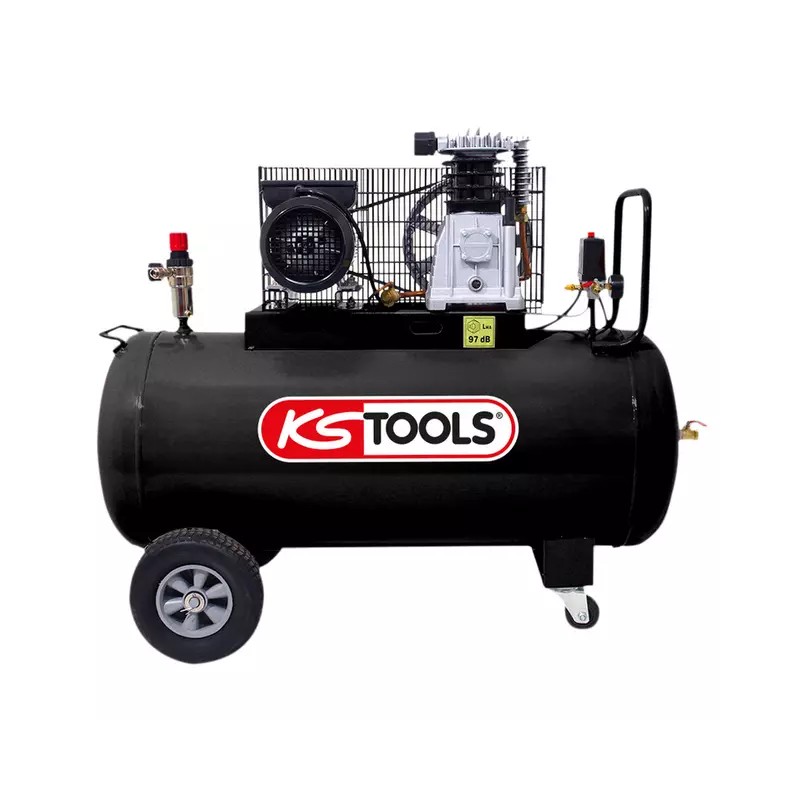 COMPRESSEUR A AIR 100L 3CV MONOPHASE KS TOO - ref. KS1650804 | TP Agri