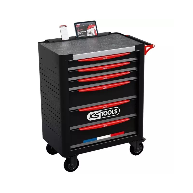 SERVANTE SF 6 TIROIRS 264 OUTILS KS TOOLS - ref. KS8246134F | TP Agri
