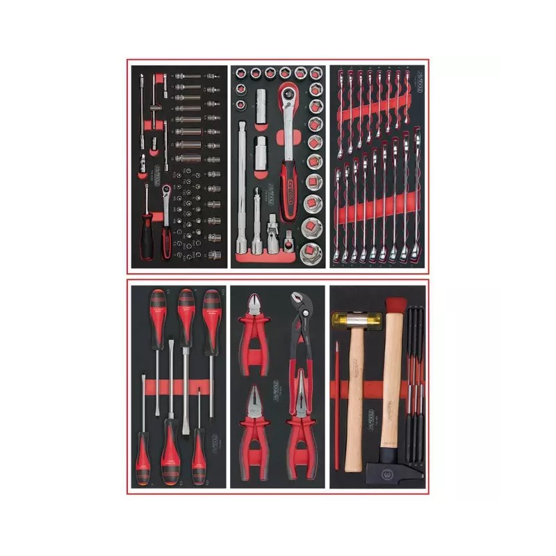 COMPOSITION D'OUTILS 2 TIROIRS POUR SERVANT - ref. KS7140114 | TP Agri