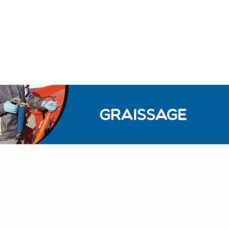 BANDEAU MAGNETIQUE GRAISSAGE PVC 0.3X980X250 - ref. 9031182M | TP Agri