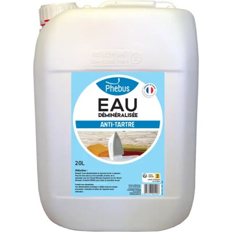 EAU DEMINERALISEE BIDON DE 20L PHEBUS - ref. 3132363 | TP Agri