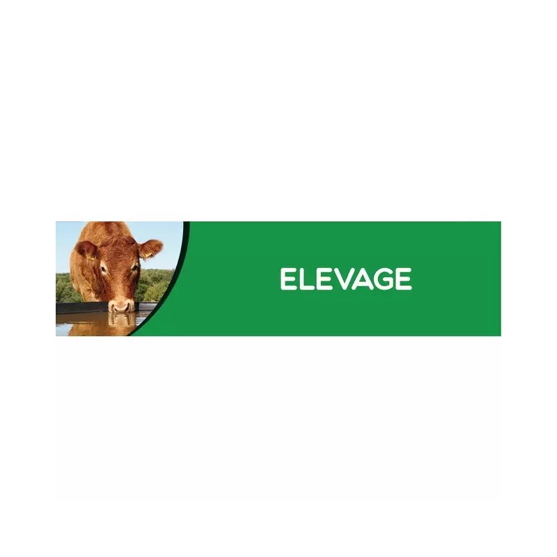 BANDEAU ELEVAGE PVC 0,3 X 980 X 250 MM FOND V - ref. 9031218 | TP Agri