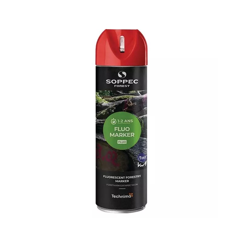 TRACEUR FORESTIER FLUORESCENT ROUGE 500ML - ref. 21312313 | TP Agri