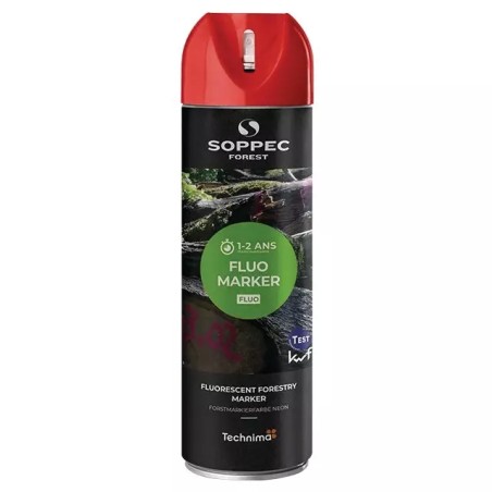 TRACEUR FORESTIER FLUORESCENT ROUGE 500ML - ref. 21312313 | TP Agri