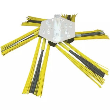 KIT DE 6 ENSEMBLES DE 3 BROSSES MIX ACIER ET - ref. 32005220 | TP Agri