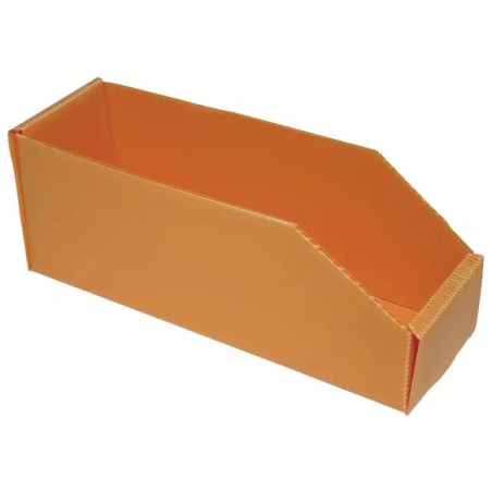 BOITE PLASTIBOX ORANGE 280X90X105/70MM - ref. 1917300 | TP Agri