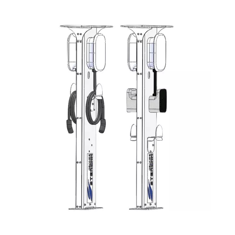SUPPORT DE FIXATION POUR 2 BORNES CHARGEUR DE - ref. 453029 | TP Agri