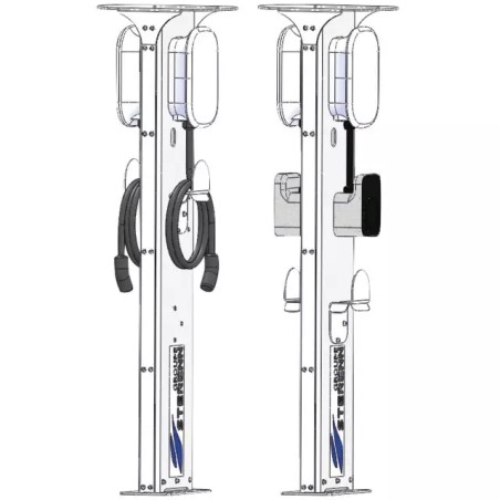 SUPPORT DE FIXATION POUR 2 BORNES CHARGEUR DE - ref. 453029 | TP Agri