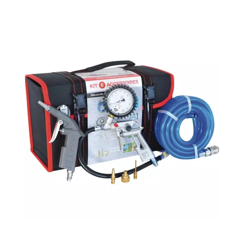 KIT 6 ACCESSOIRES SOUFFLETTE POIGNEE DE GONFLA - ref. 272214 | TP Agri