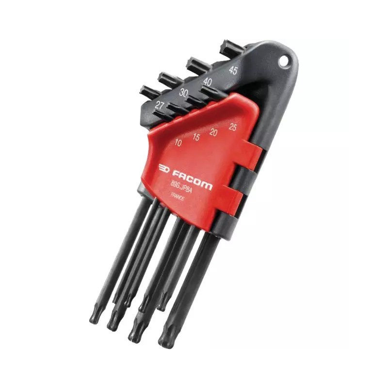 CLE MALE TORX LONGUE TETE SPHERIQUE - ETUI DE - ref. 1911306 | TP Agri