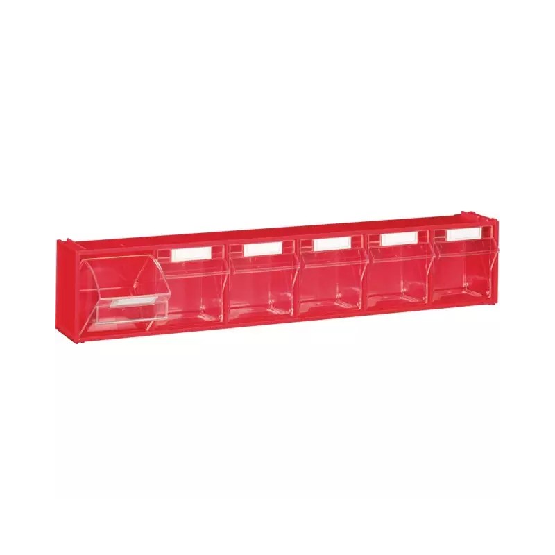 MODULE ROUGE 6 CASIERS BASCULANTS TRANSPARENT - ref. 9033612 | TP Agri