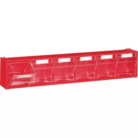 MODULE ROUGE 6 CASIERS BASCULANTS TRANSPARENT - ref. 9033612 | TP Agri