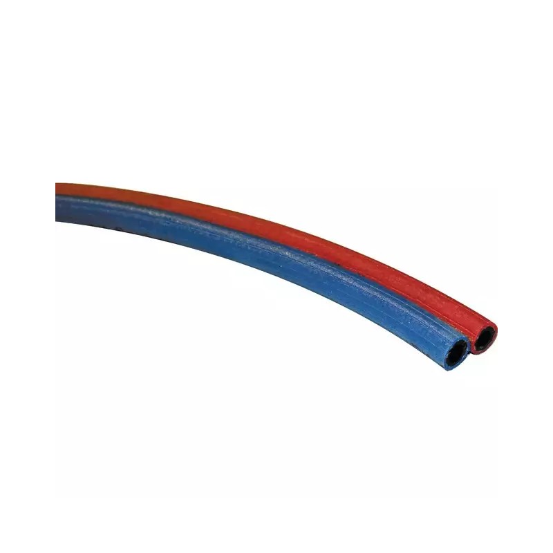 TUYAU SOUDURE JUMELE BLEU/ROUGE 10 MM LE METR - ref. 1930815 | TP Agri