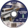 DISQUE A TRONCONNER FIN METAL INOX PLAT 125X1 - ref. 1925858 | TP Agri
