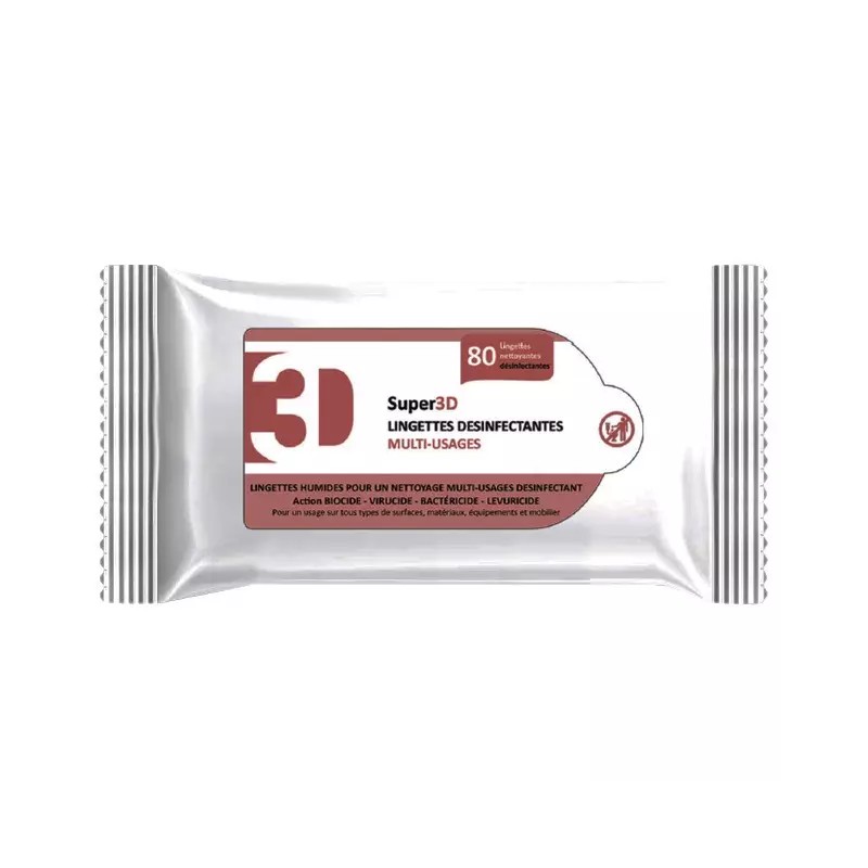 LINGETTES DESINFECTANTES PAQUET DE 80 - ref. 3132339 | TP Agri