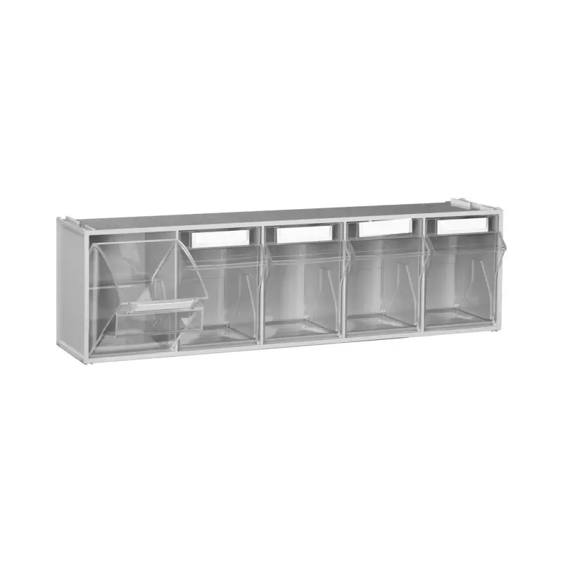 MODULE GRIS 5 CASIERS BASCULANTS TRANSPARENTS - ref. 9033623 | TP Agri