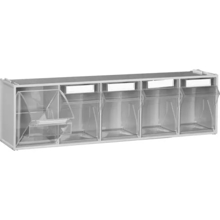 MODULE GRIS 5 CASIERS BASCULANTS TRANSPARENTS - ref. 9033623 | TP Agri
